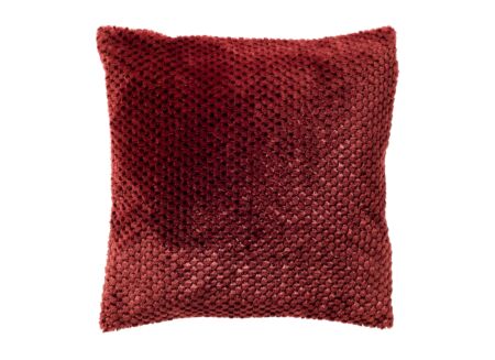 Kussen Mick 45x45cm - polyester - merlot