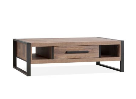 Salontafel Cascade 135x67cm - lamulux - mokka met opbergruimte