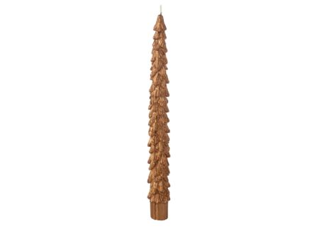 Kaars H26,5cm - paraffine - goud