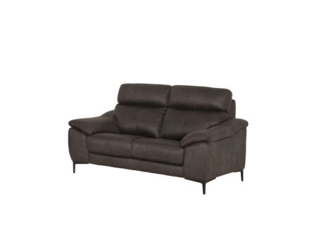 Zetel Angele 2-zit - stof - bruingrijs