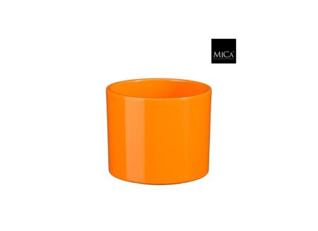 Bloempot Era H12,5cm keramiek oranje