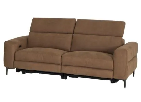 Hoofdfoto - Zetel Blake 3-zit - stof - cognac met relax