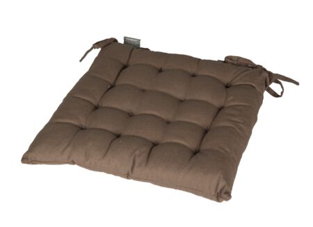 Coussin de chaise 38x38cm taupe