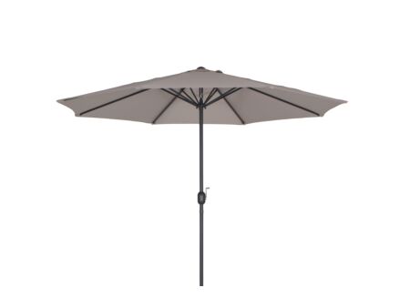 Parasol Nerissa Ø300cm taupe met beschermhoes