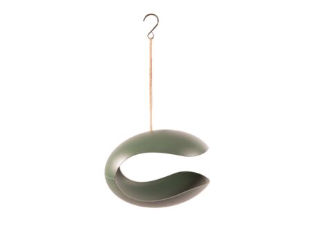 Vogelhuisje 24,5x15,5x18,5cm - bamboevezel - groen