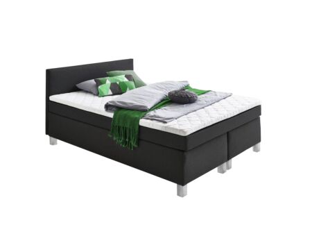 Boxspring BX1480 180x200cm stof zwart