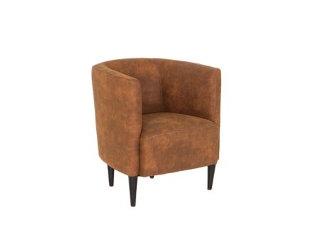 Fauteuil Navarra 69x66x75cm - stof - cognac