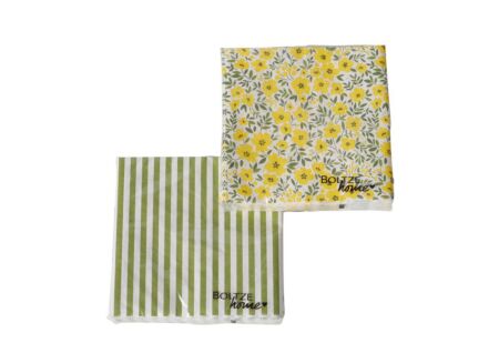 Serviette Mayla 17x17cm multicolor, 20 stuks