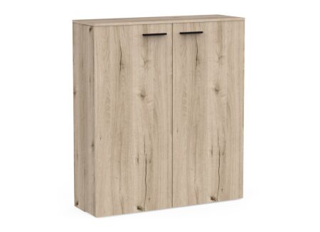 Schoenenkast Cube 100x33x114cm - decor - royal eik