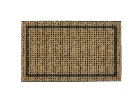 Deurmat Riviera Border 75x45cm kokos bruin