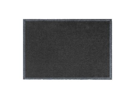 Deurmat Eco-clean 58x39cm polyamide zwart