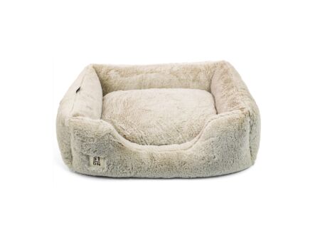 Hondenmand Supersoft M 70x50cm - stof - lichtgrijs