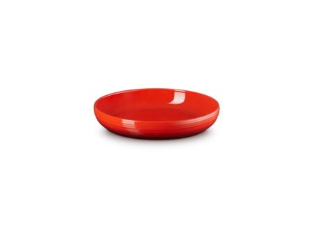 Diep bord Coupe Ø22cm - stoneware - kersenrood