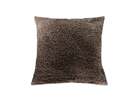 Kussen Mika 45x45cm - stof - bruin