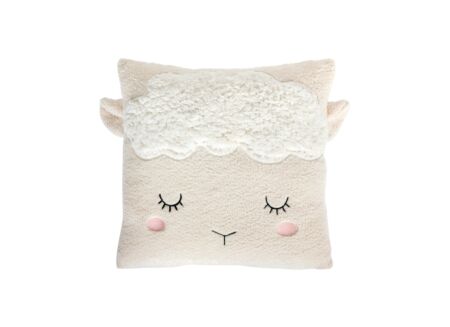 Kussen Schaap 39x39cm - stof - beige