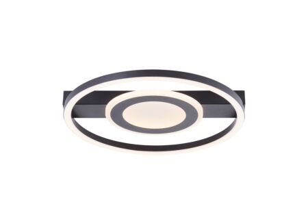 Plafondlamp Maureen Ø37cm - metaal/kunststof - zwart