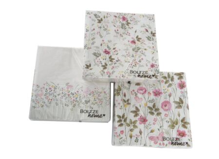 Serviette Rosalie 17x17cm multicolor 20 stuks