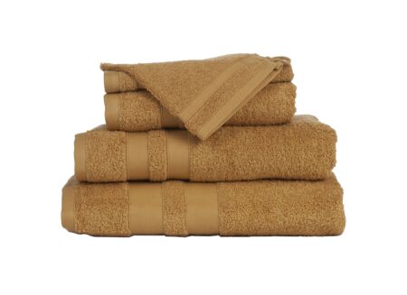 Washandje Katharina 16x21cm mustard