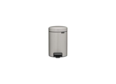Poubelle à pédale NewIcon Brabantia 3L - soft grey