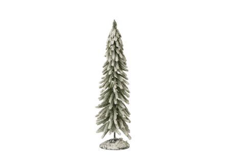 Kerstboom H56cm - kunststof - groen & wit