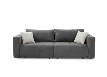 Zetel Relax Bigsofa 4-zit - stof - donkergrijs