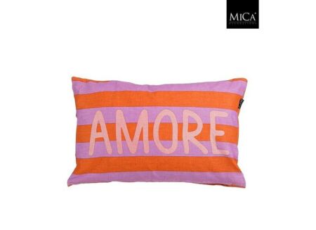 Kussen Amore 55x35cm - katoen - multicolor