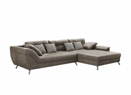 Hoeksalon San Francisco 355x218cm - stof - taupe