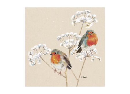 Serviette Solitude 33x33cm - papier - multicolor - 20 stuks