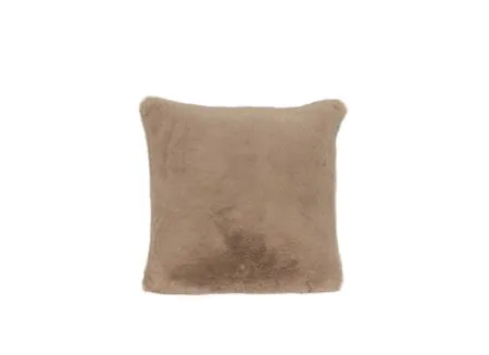 Coussin Yucatan 45x45cm old rose - Coussin Yucatan 45x45cm - fausse fourrure - old rose