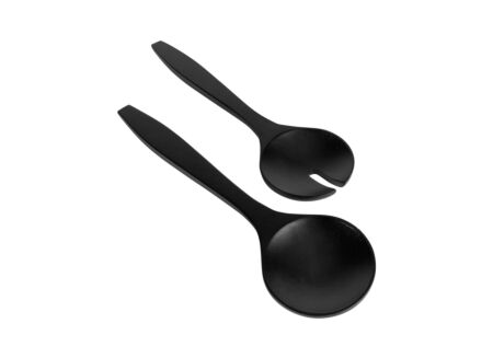 Slabestek Black & Wood zwart 2-delig