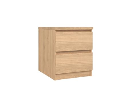 Table de chevet Naia 40x50x50cm - melamine - jackson hickory