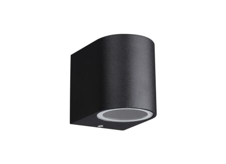 Wandlamp zwart 35W GU10