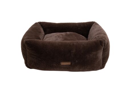 Hondenmand Champs elysees S 55x45x20cm - stof - donkerbruin