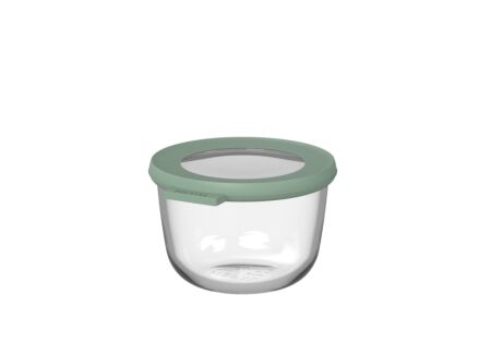 Bewaardoos Cirqula 500ml Mepal - glas - nordic sage