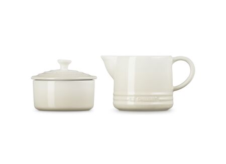 Melkkan en suikerpot Le Creuset