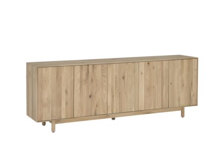 Dressoir Summer 243cm - eik massief & decor- naturel