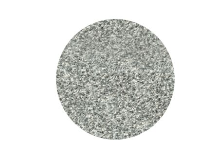 Rond tapijt Twister Ø200cm - polypropyleen - wit & zilver