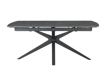 Tafel Hannibal 180/260x90cm - keramiek - zwart