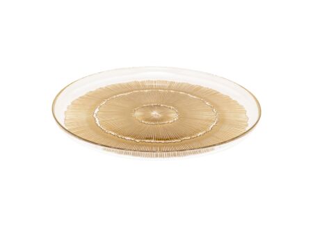 Bord Celeste Ø33cm - glas - goud
