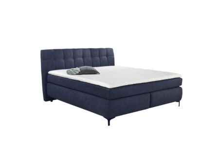 Boxspring Gitta 140x200cm stof blauw