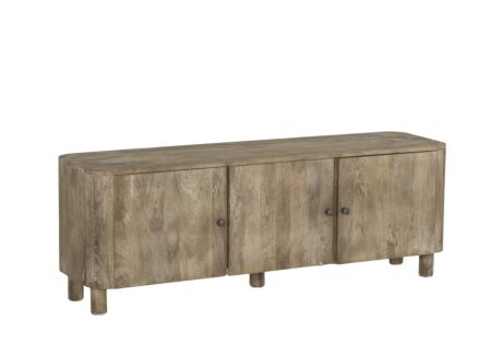 Tv-meubel Darwin 150cm - mango massief - sandblast