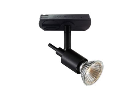 Railverlichting Spot zwart