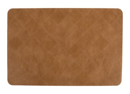 Placemat Edson 30x45cm - kunststof - cognac