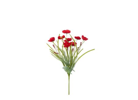 Kunstbloem Klaproos H50cm