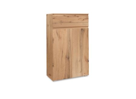 Kast Image 3 80x40x131cm - melamine - honing eik