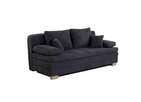 Zetelbed Lindau 2 persoons stof  donker blauw