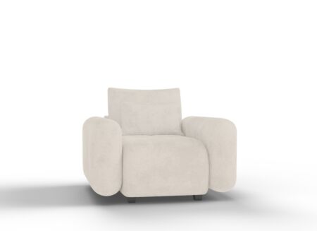 Zetel Olivio 119x114cm - stof - beige