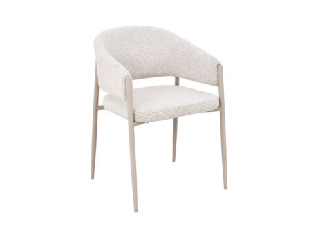 Stoel Saria 55x60x79cm - stof - beige