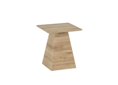 Salontafel Float 40x40x46cm - eik massief - naturel