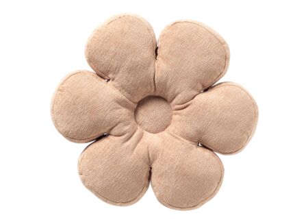 Kussen Bloom 43x43x8cm - polyester - rose tan